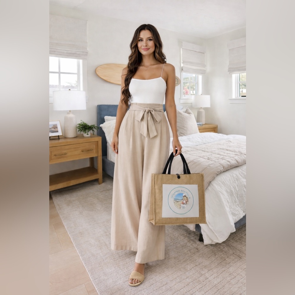 Elegant Beige Jumpsuit